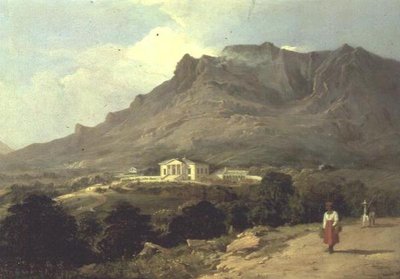 Landschap bij Mowbray, Kaap de Goede Hoop door Edward Duncan