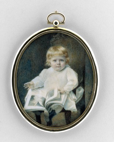 Portret van een jongen, ca. 1900 door Edward Elias Kaufer