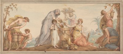 Allegorie voor de Herfst door Edward Francis Burney