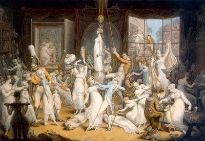 Een elegant etablissement voor jonge dames door Edward Francis Burney