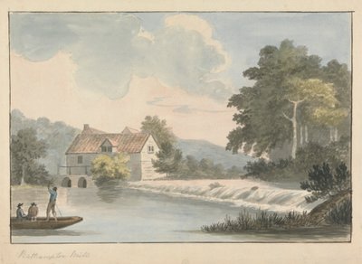 Bathampton Mill door Edward Francis Burney