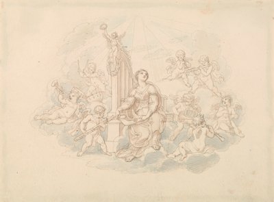 Hemels orkest door Edward Francis Burney