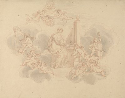 Hemels Orkest door Edward Francis Burney