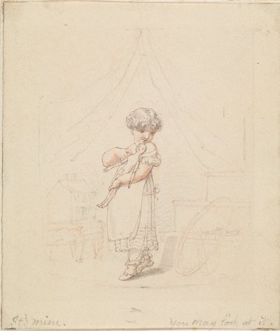 Illustratie voor De nieuwe pop: Het is van mij, je mag ernaar kijken door Edward Francis Burney