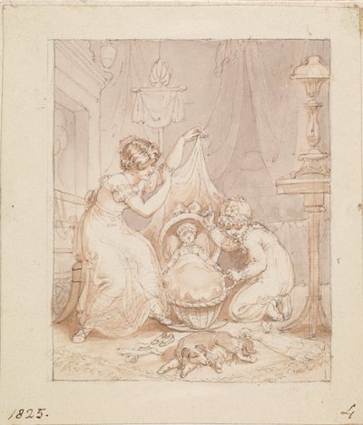 Illustratie voor De Nieuwe Pop: Zonder titel door Edward Francis Burney