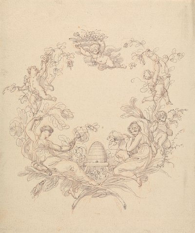 Pastoraal door Edward Francis Burney