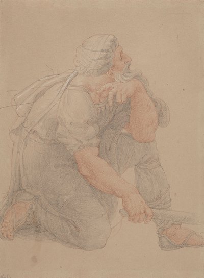 Studie voor de Magiër door Edward Francis Burney