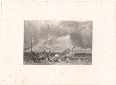 Gibraltar door Edward Francis Finden