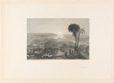 Nazareth door Edward Francis Finden