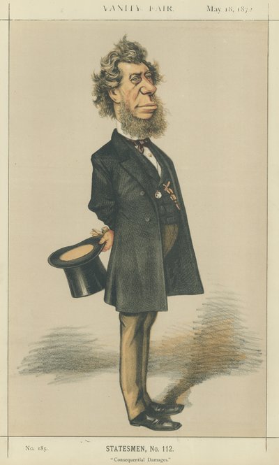 De Eerwaarde Hamilton Fish door Edward Frederick Brewtnall