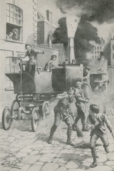 Gurney en zijn wonderbaarlijke machine door Edward Frederick Skinner