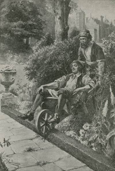 Peter de Grote gaat een ritje maken door Edward Frederick Skinner