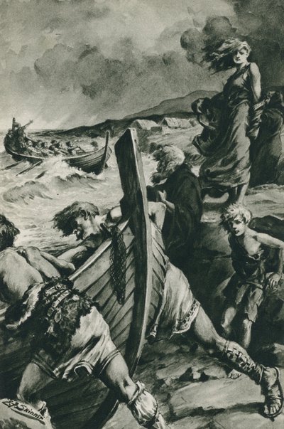 De Vikingen die uit de fjorden van Noorwegen voeren en Amerika ontdekten lang voor Columbus door Edward Frederick Skinner