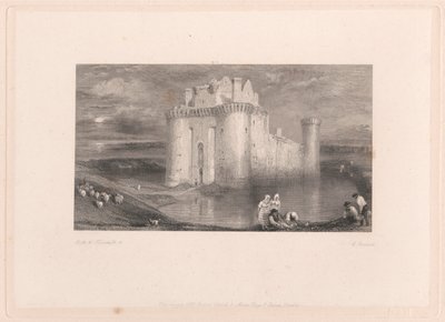 Caerlaverock Kasteel door Edward Goodall