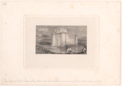 Kasteel Caerlaverock door Edward Goodall