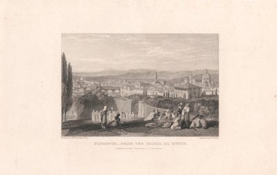 Florence vanuit de Chiesa al Monte door Edward Goodall
