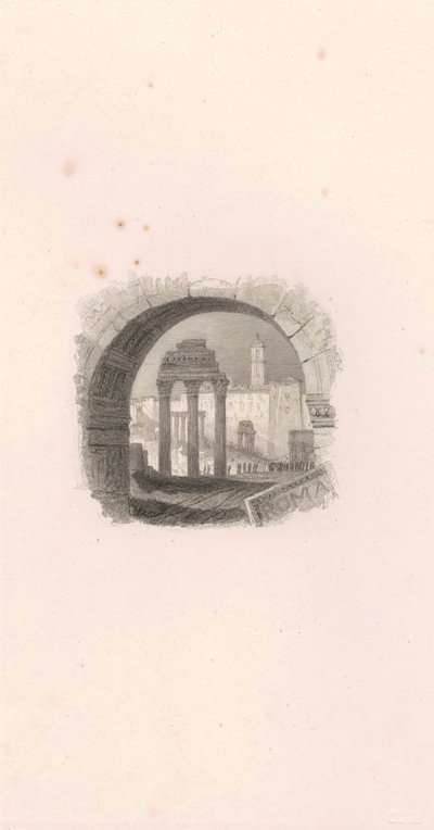 Het Forum (vignet) door Edward Goodall