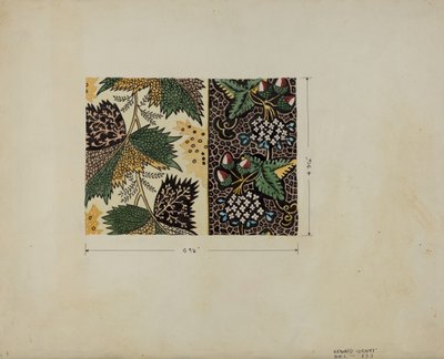 Stuk calico door Edward Grant