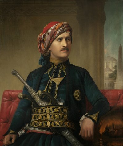 Armeens in oude stijl van Turkse kleding, 1848-49 door Edward Hartley Mooney