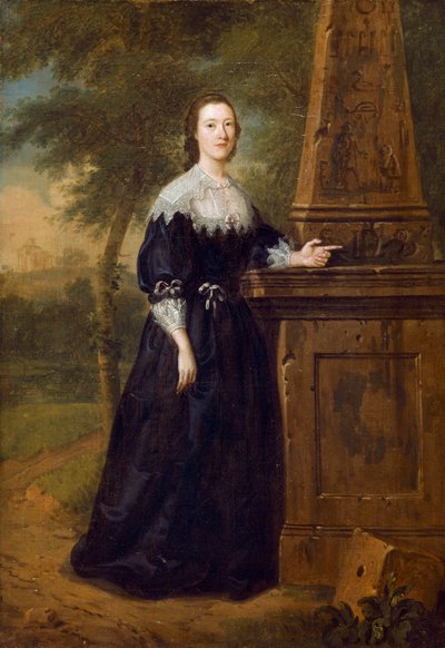 Miss Elizabeth Wandesford, ca. 1753 door Edward Haytley