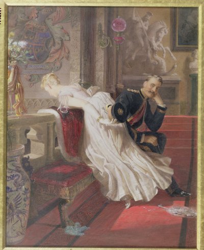 Amor Omnia Vincit door Edward Henry Corbould