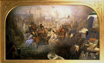 De droom van de kunstenaar door Edward Henry Corbould