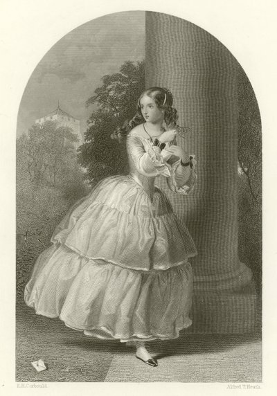 De Valentijn door Edward Henry Corbould