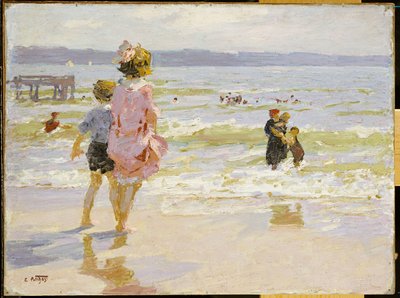 Aan de kust door Edward Henry Potthast