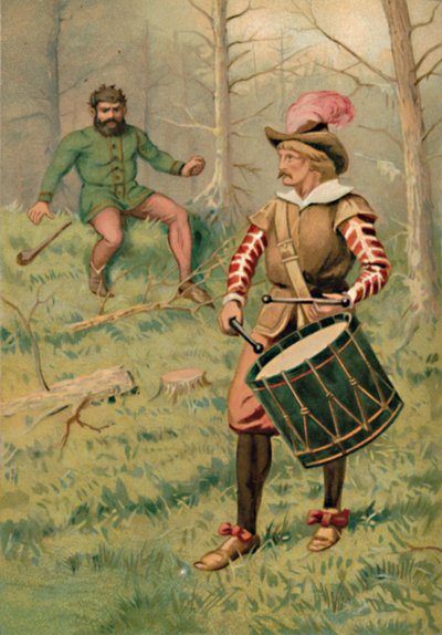 De Trommelaar en de Reus, 1901 door Edward Henry Wehnert