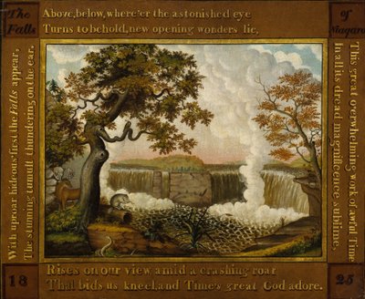 De watervallen van Niagara door Edward Hicks