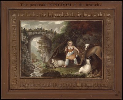 Het Vredige Koninkrijk van de Tak, c.1825-30 door Edward Hicks