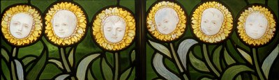 Mary, Mary, Quite Contrary, Bloemen (detail) door Edward Holmes Jewitt