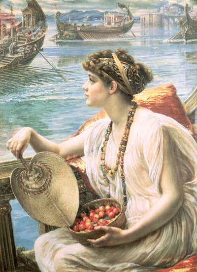 Een Romeinse bootrace door Edward John Poynter