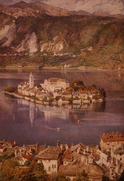 Isola San Giulio, Ortameer door Edward John Poynter