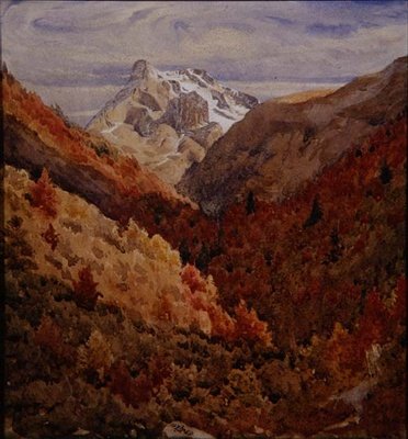 Mont Blanc door Edward John Poynter