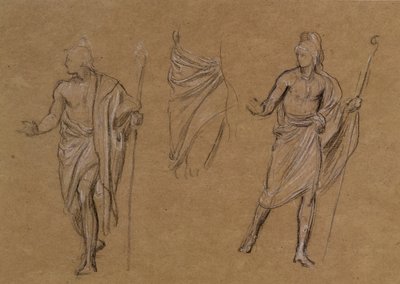Studie van herders, c.1875 door Edward John Poynter