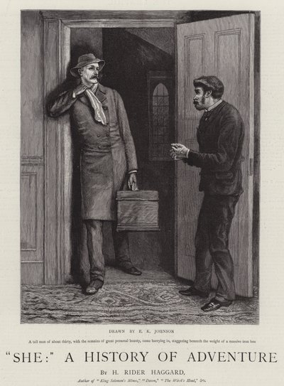 Zij, een geschiedenis van avontuur door Edward Killingworth Johnson