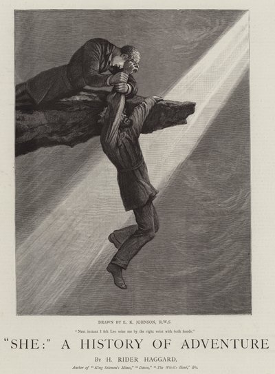 Zij, een geschiedenis van avontuur door Edward Killingworth Johnson