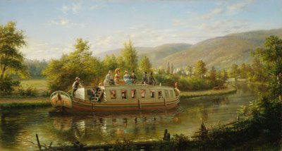 Vroege dagen van snelvervoer door Edward Lamson Henry