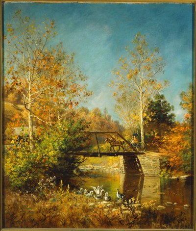 Naar de stad door Edward Lamson Henry