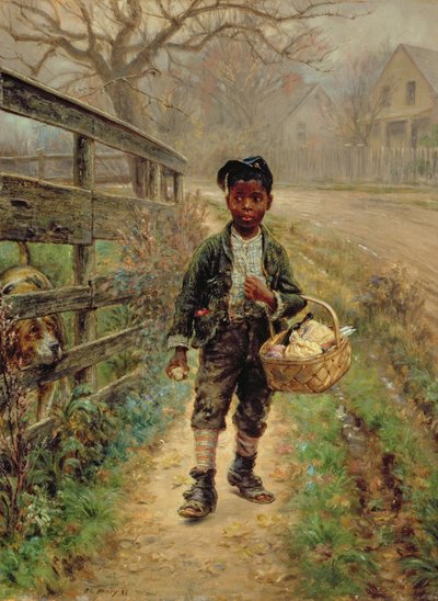 De boodschappen beschermen door Edward Lamson Henry