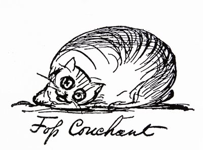Een kattenkarakter door Edward Lear