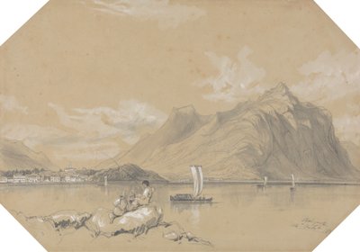 Balgrate. 14. oktober. 1837 door Edward Lear
