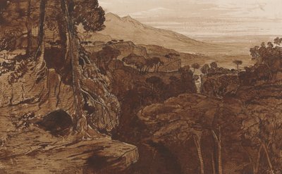 Bavella, Corsica, ca. 1868 door Edward Lear