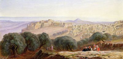 Bethlehem, c.1870 door Edward Lear