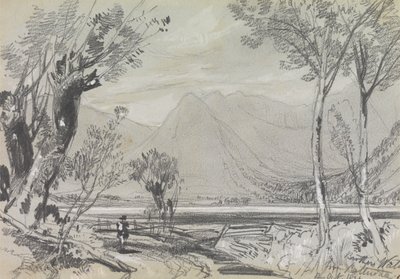 Fraters Water uit Patterdale door Edward Lear