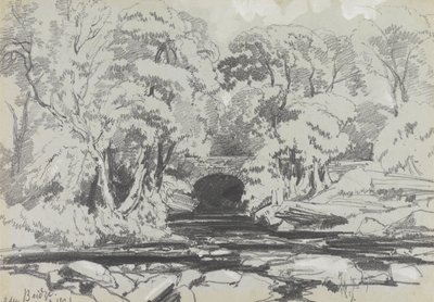 Calderbrug door Edward Lear