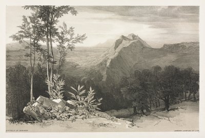 Civitella di Subiaco, ca. 1840 door Edward Lear