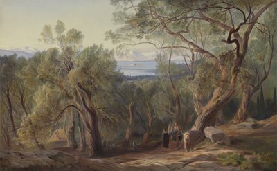 Corfu vanaf Santa Decca door Edward Lear