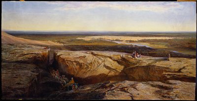 Damascus, 1861 door Edward Lear